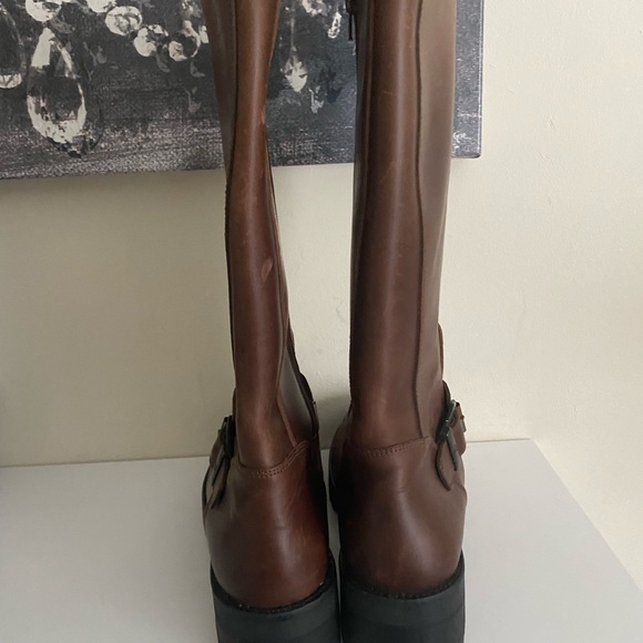 Calvin Klein tall leather Riding boots size 11 - Picture 3 of 11
